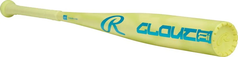 Rawlings Clout Ai baseball bat with its factory handle grip